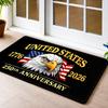 VIKAMA US 250th Anniversary Bald Eagle Doormat, Non-Slip Washable Entryway Rug, Patriotic American Flag Print Floor Mat for Fron