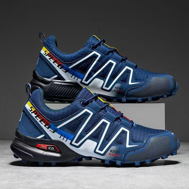 Outdoor hiking shoes men's non-slip breathable casual climbing shoes soft sole wear-resistant hiking shoes sports travel shoes