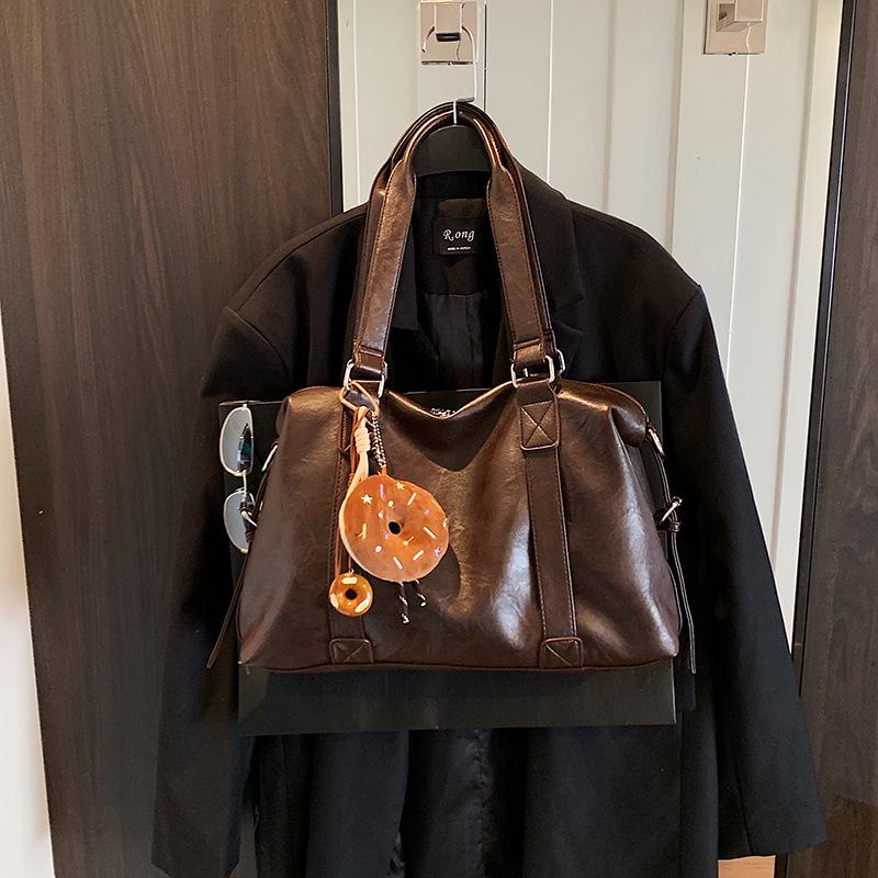 

2025 New Large Capacity Casual Mom Tote & Crossbody Bag - Lazy Style, High-Value, Soft Design. Bag Only