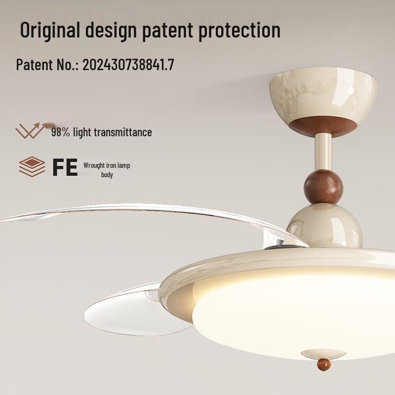 NuFeng 42-inch Integrated Ceiling Fan Light with Xiao Ai