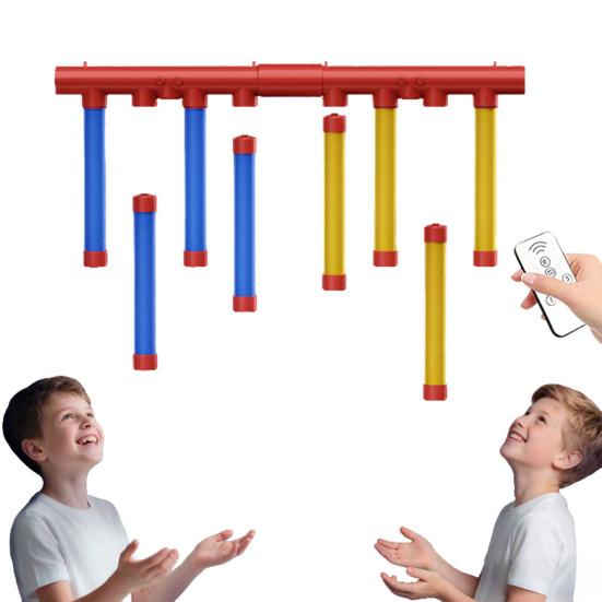 Stäbe fallen lassen Fangspiel 3 Einstellbare Geschwindigkeitsmodi Hand-Auge-Koordination Handgeschwindigkeitstraining Reflexe Herausforderungsspiel Fallende Stäbe Fangspielzeug