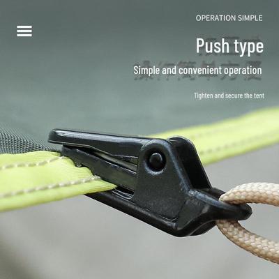 Ultra-Light Windproof Plastic Clips for Camping Tents and Canopies