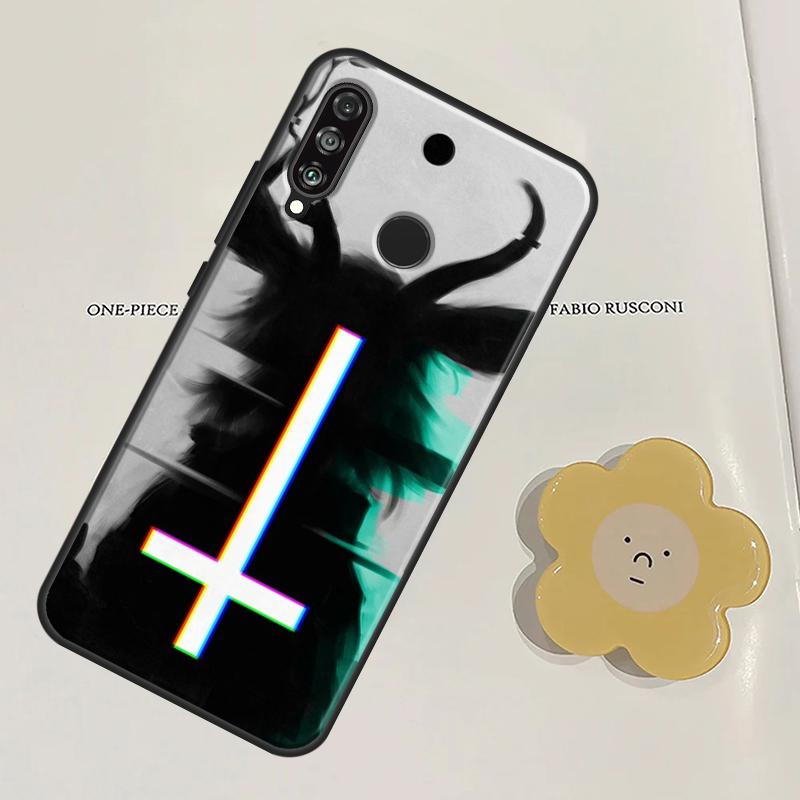 Devil Satan Dark Art For Huawei Nova Y60 Y70 Y90 Y61 Y91 3i 7i 8i 11i Nova 11 9 10 SE P20 P30 Pro P40 Lite Case