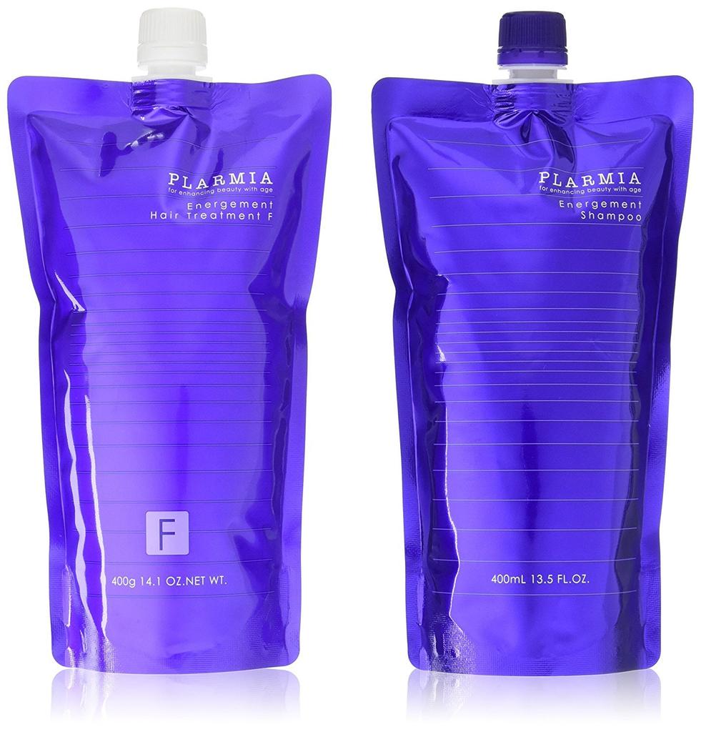 MIlbon Plarmia Energiment Shampoo 400ml Treatment F 400g Refill