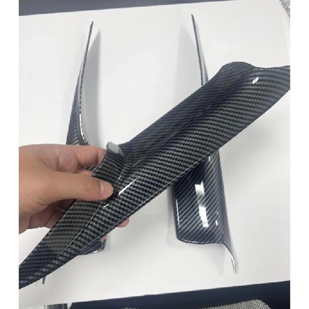 Bilens Innerdörrhandtag För BMW F01 7-serie 730 750 2008-2015 Fram Bak Vänster Höger Kolfiber Innerdörrpanel Handtag