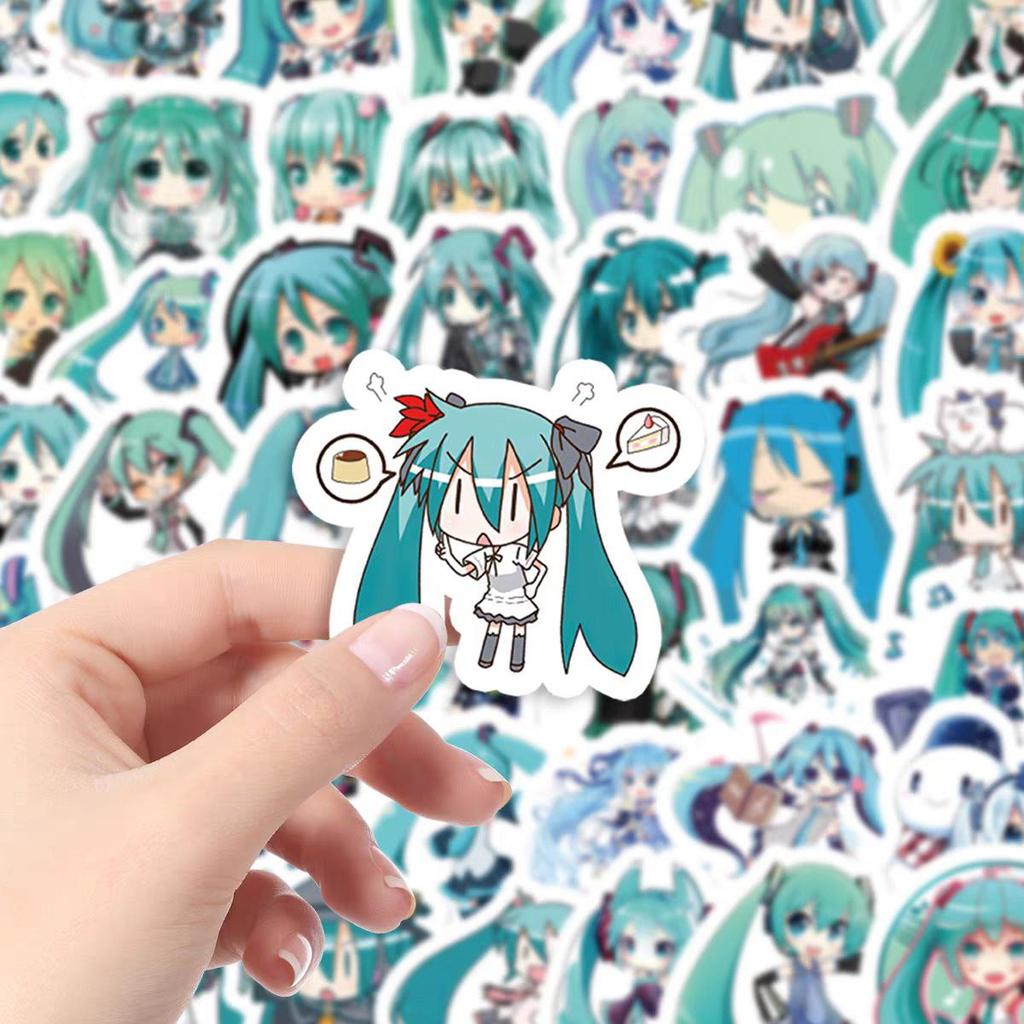 Aufkleber Hatsune Miku Hatsune Miku Aufkleberpack Aufkleber Set 64 Stück