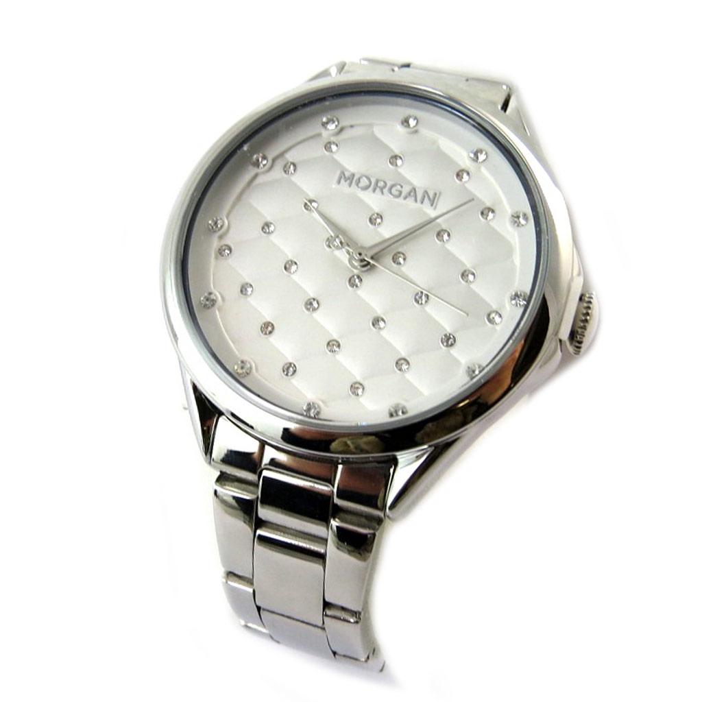 silver designer watch