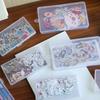 Hand Accounting Sticker Storage Box Idol Card Storage Case Transparent Plastic Organizer Convenient Desktop Storage Container