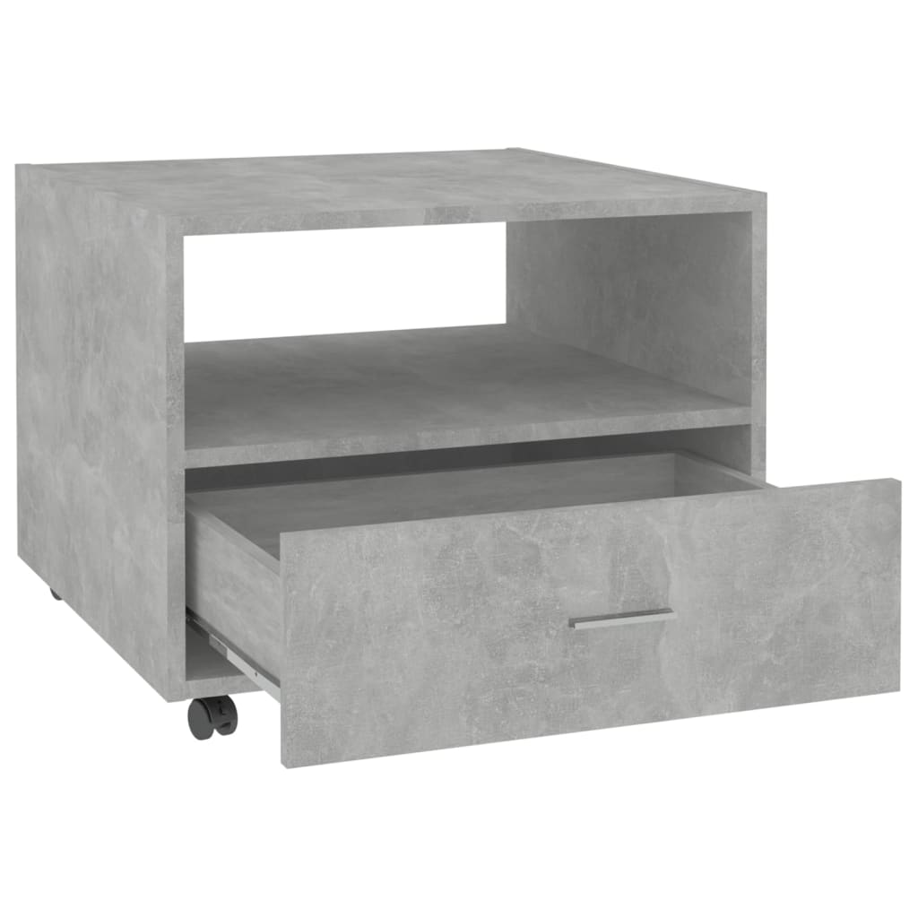 Coffee Table Concrete Gray 55 x 55 x 40 cm Particleboard