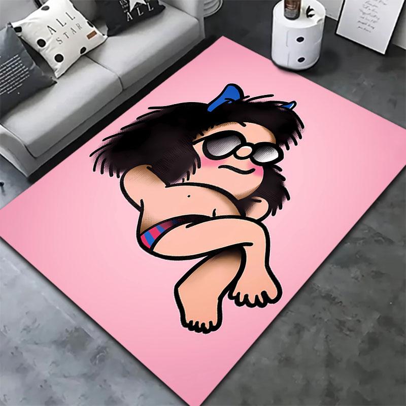 Mafalda Carpet Rug For Living Room Bedroom Home Sofa Decoration Kids Play Nonslip Floor Mat