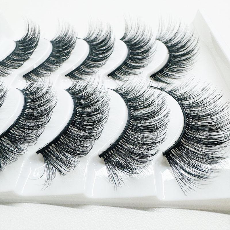 

Набор 3D ресниц из искусственной норки: Десять пар легких европейских толстых