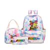 Rhythm box teen schoolbag sprunki cartoon print backpack pencil bag three-piece children's schoolbag 4