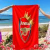 Football team.C Print Beach Towel, Versatile Lightweight Absorbent Beach Towel for Pool Surf Yoga Bathroom, Perfect Birthday Holiday Gift