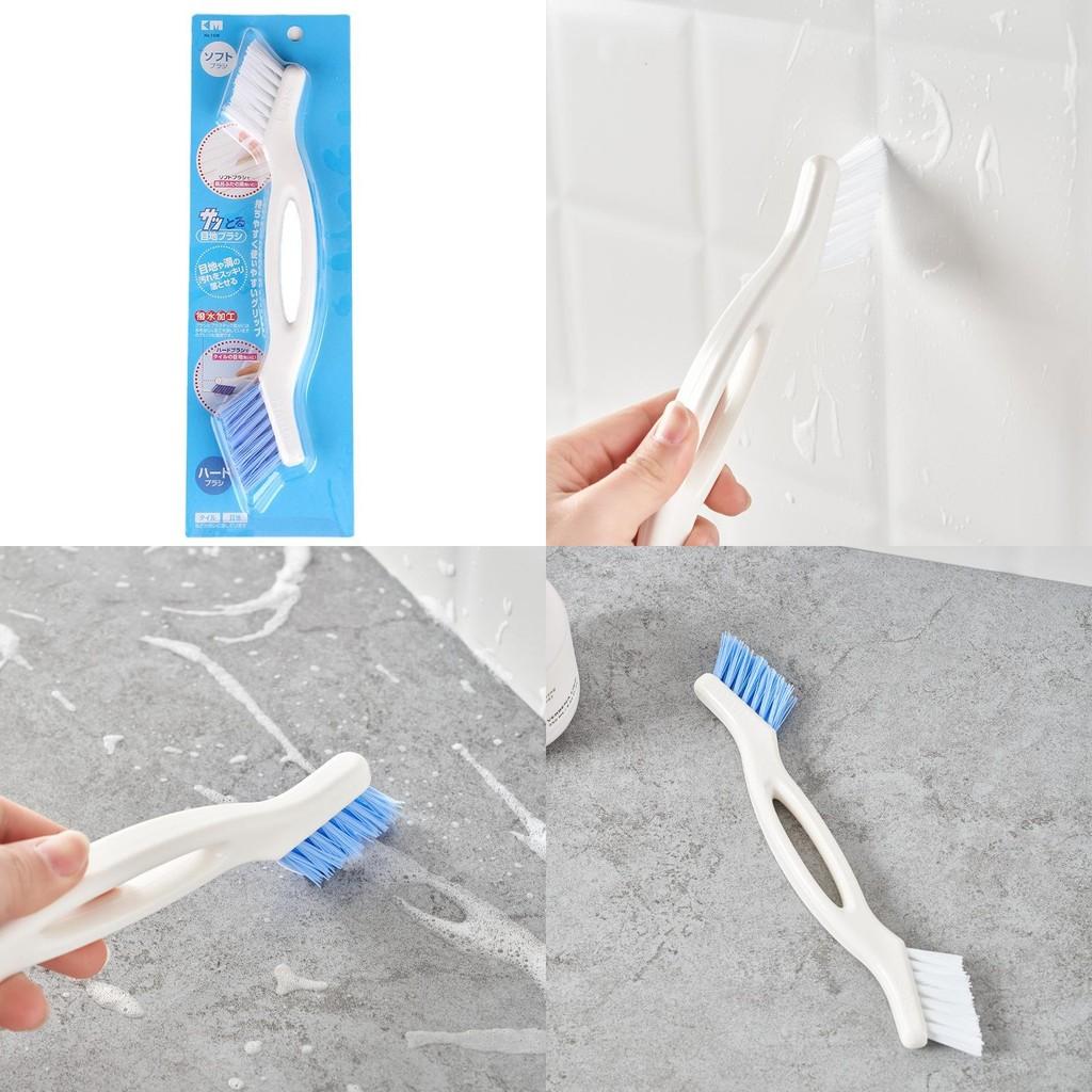 Bathroom Grout Tile Brush With Dual Head For Efficient Cleaning Home Maintenance