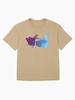 Frozen Sisters Inspired Silhouette Oversized T-Shirt