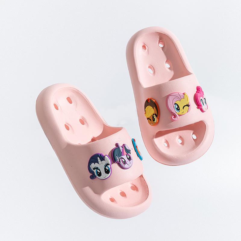 My Little Pony Girls' Summer Flip-Flops: Non-Slip, Outdoor & Bathroom Sandals