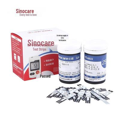 Strisce Reattive per Glicemia GA-3 con Supporto Vocale, Nessuna Codifica Richiesta, Include 50 Strisce & Lancette (Contatore non incluso)
