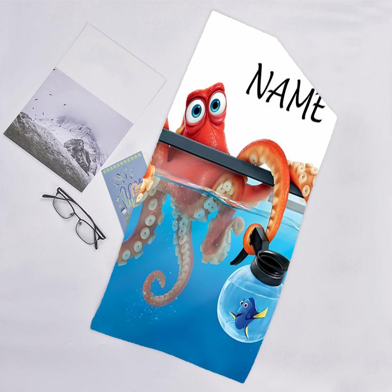 1pc Nemo2 Beach Towel with Custom Name, Beach/Swimming/Bath/Picnic/Camping Towel, Suitable for Seaside Beaches