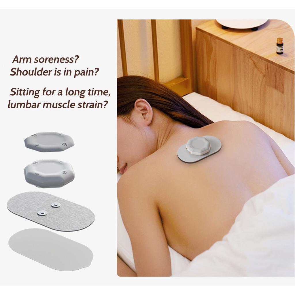Portable Cordless TENS Massage Patch Pain Relief Muscle Stimulation Patch Rechargeable with