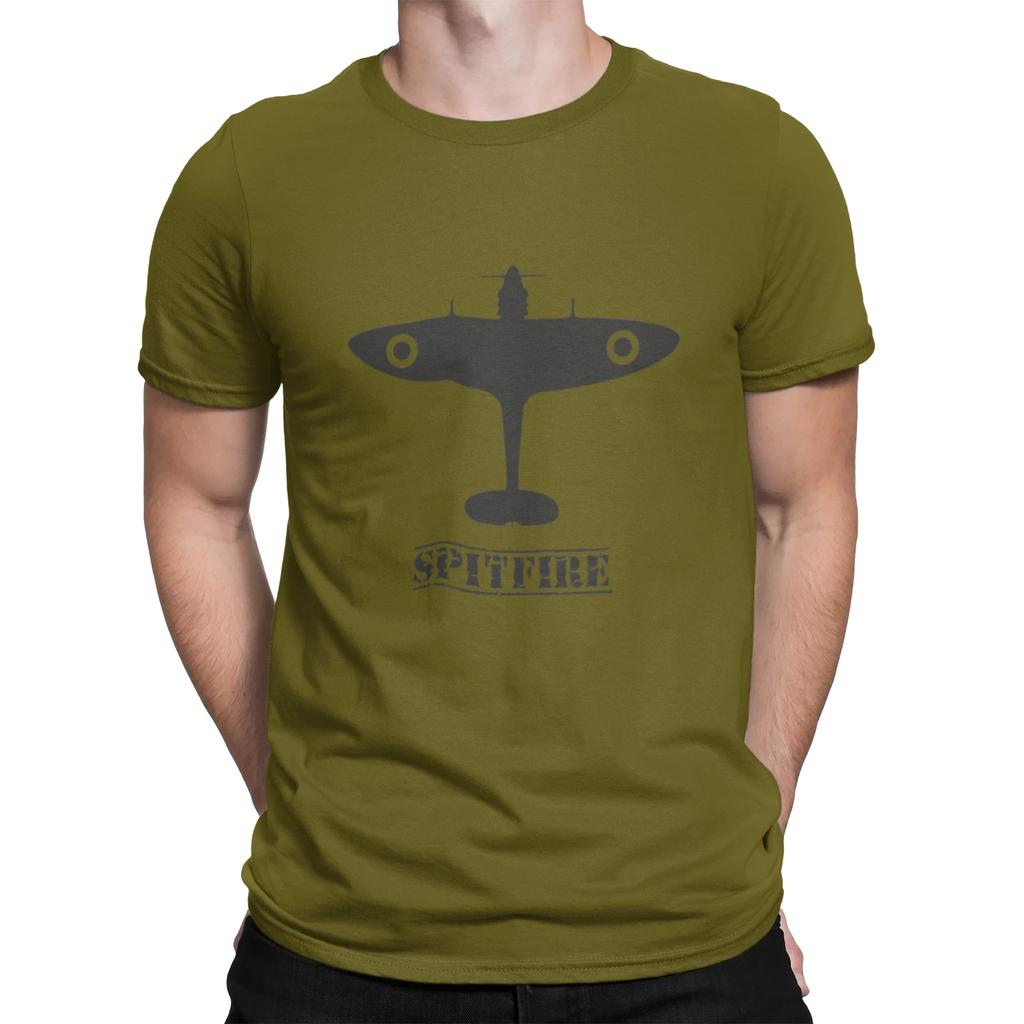 SPITFIRE T SHIRT Supermarine WWII British Fighter Battle of Britain RAF Tee Top