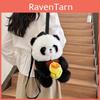 Zaino Peluche Carino Panda Portatile Avocado Mela Zucca Design Bambini Per Bambini E Uso Quotidiano