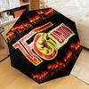 Union Football Emblem Automatic Folding Umbrella - 8-Rib Travel Umbrella with Auto Open/Close & Portable Gifts for Holidays or Birthdays