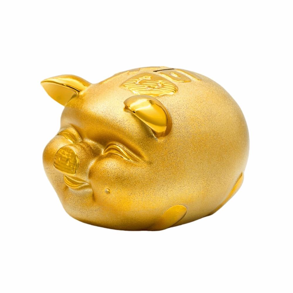 Ceramic Savings Money Tank Pig Mascots Money Jar Decorative Ceramic Piggy Money Bank  Household