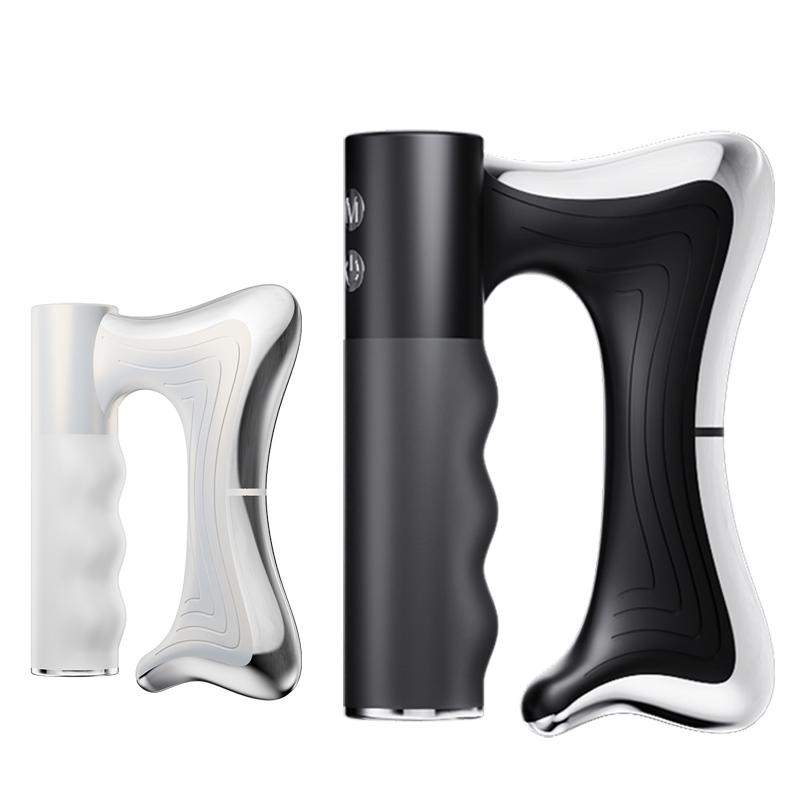 Neues Elektrisches Heiz-Faszienmesser Muskelentspannung LCD Vibrationsmassagegerät Warmes Körperlifting Klingenkamm Massagegerät