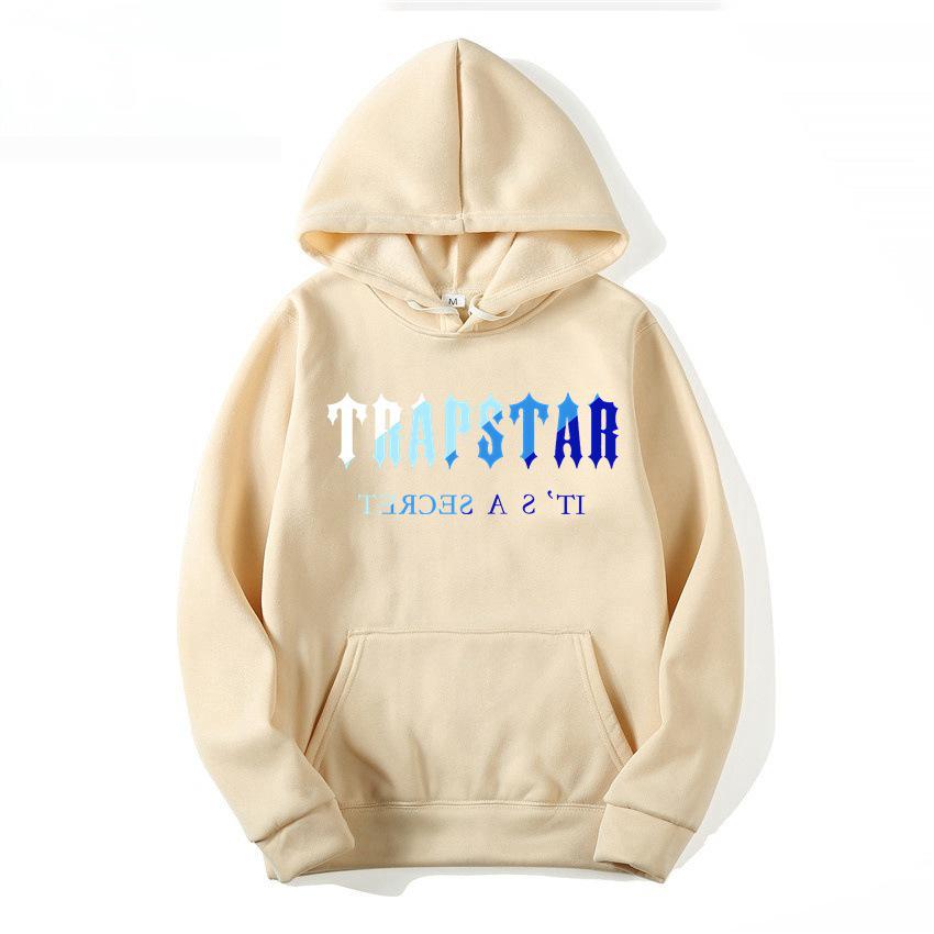 TRAPSTAR Men's Sportswear: Warm 18-Color Hooded Sweatshirt & Pants Set