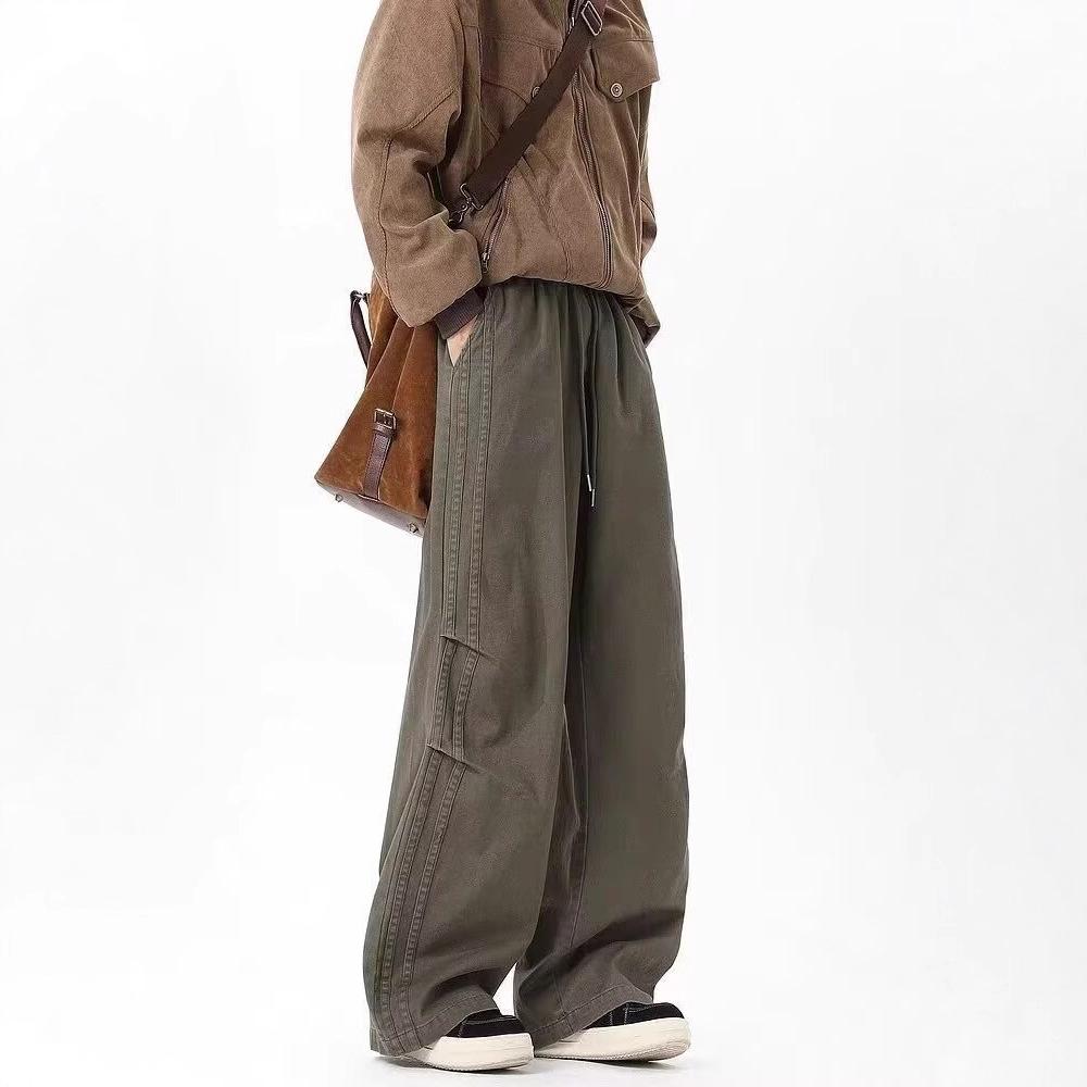 Pants Men's Autumn New High Street Loose Casual Pants Men's Korean Version Versatile Wide Leg Drag Men's Casual Pants