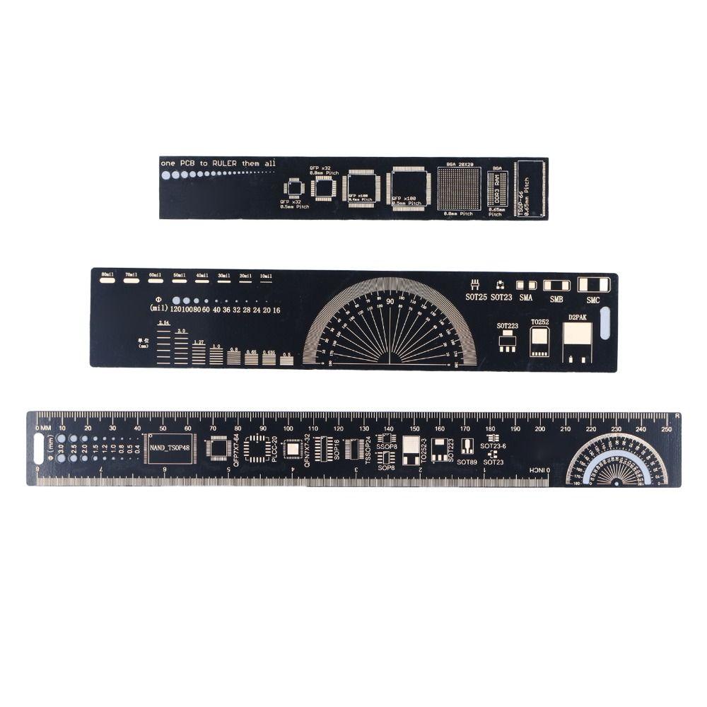 3 PCS 15cm / 20cm / 25cm  Size Engineering Scale Ruler