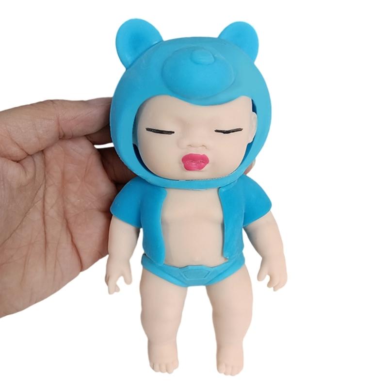 Squeeze African/Caucasian Doll Toy Stretch Doll Soft Stress Relieve Party Gift Pressure Release Office Anxiety Toy
