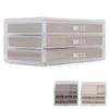 Clear Earring Storage Organizer with 3 Drawers Flannel Lining Jewelry Display Holder Stand for Earri