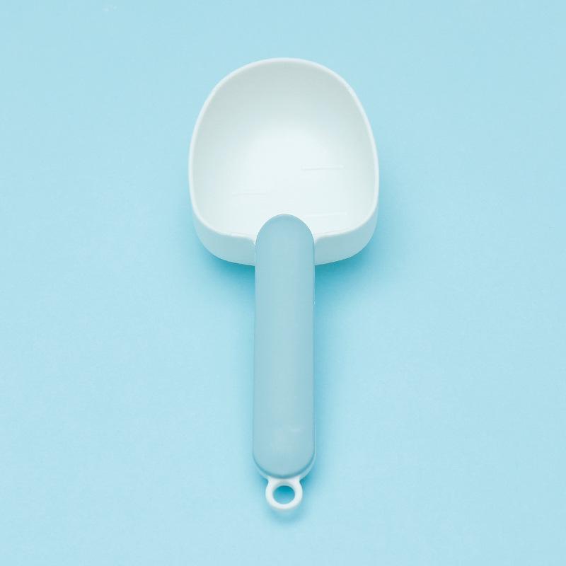 Versatile Kitchen Spoon: Measuring, Rice, Flour, Grain, Cereal, and Pet Food Scoop синий