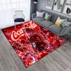 Christmas Gift Halloween Themed Cola Beverage Coca Cola Carpet Is Suitable for Living Room and Bedroom Doormats Office Balcony Decorative Carpet V26