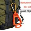 Zeitlich begrenzter kostenloser Versand Multifunktionale Anti-Verlust-Handschuhclips, Haken und Karabiner für Outdoor und Arbeitssicherheit