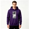 Men's Anime Graphic Print Pullover Hoodie Casual Long Sleeve Streetwear Hooded Sweatshirt
