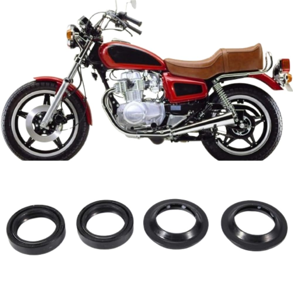 Front Fork Seal Dust Seal, Set of 4, 1.2 X 1.7 X 0.4