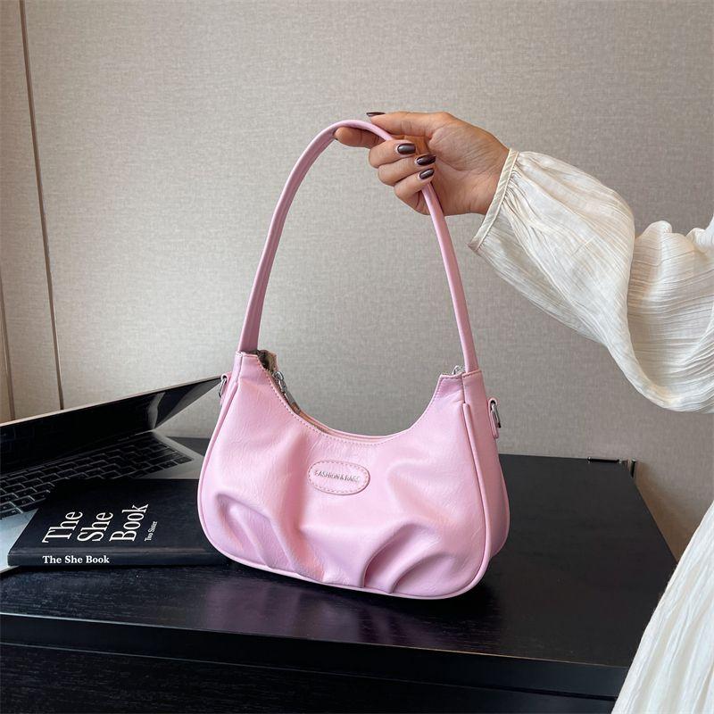 Summer Super Popular Silver Crescent Underarm Bag Women's 2025 New Light Luxury Niche High-Grade Shoulder Messenger Bag