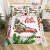 Christmas Car Down Comforter Set Bedding Set 3-piece Duvet Cover Set