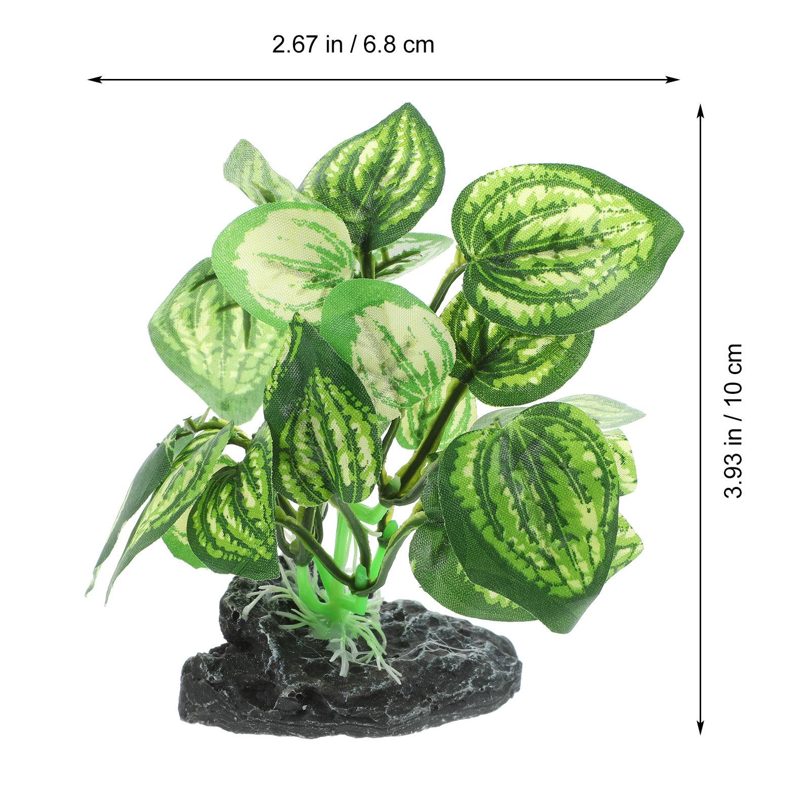 

Simulation Aquarium Artificial Plant Decoration Goldfish Hide Small Plastic Fish Tank Ornament Fake Plants for Fish Tank светло-зеленый