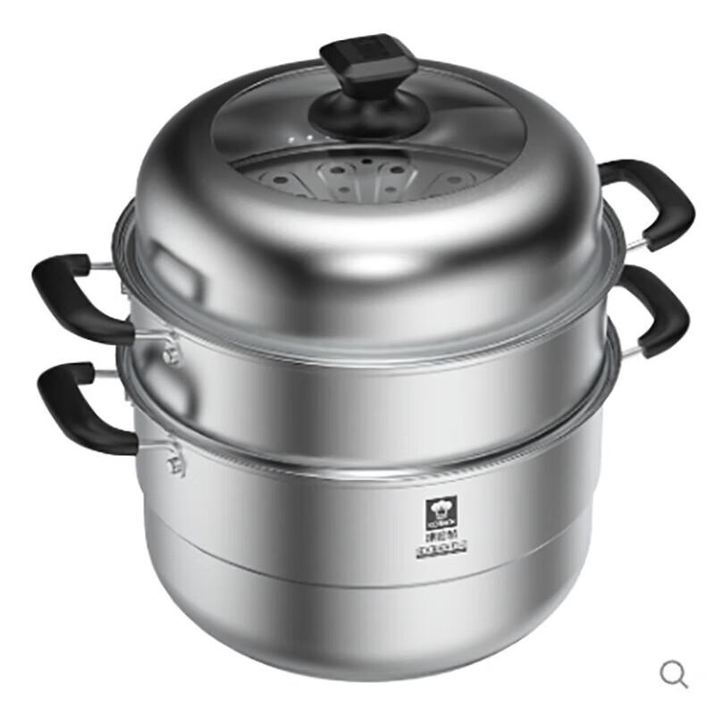 Kambach 28cm 304 Stainless Steel Steamer Pot with Visible Lid