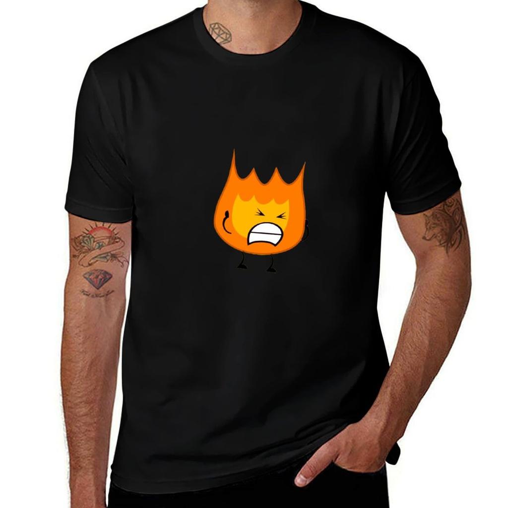 BFDI Firey TShirt Modern Style Print TShirt