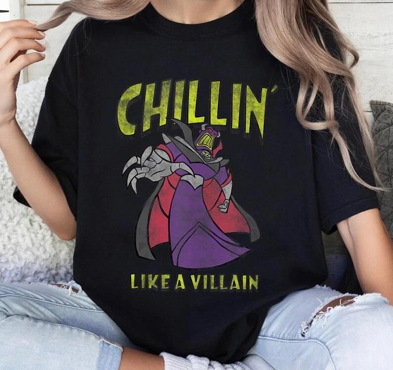 Toy Story Zurg Chillin Villain TShirt land Family Matching Shirt S