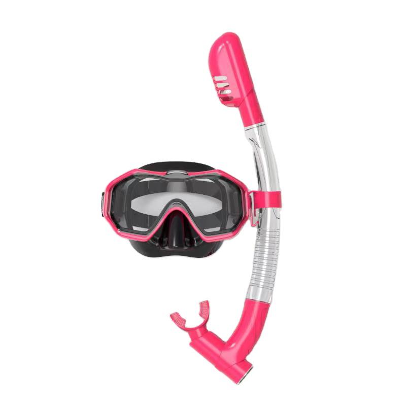 

2024 Набор для снорклинга: Взрослая сухая трубка, маска для дайвинга, очки One Size красный