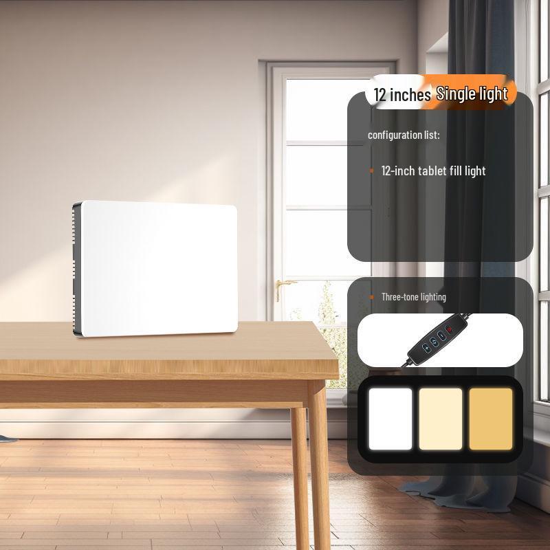 

LED Beauty Fill Light: Professional Panel for Streaming, Photography & Indoor Shooting