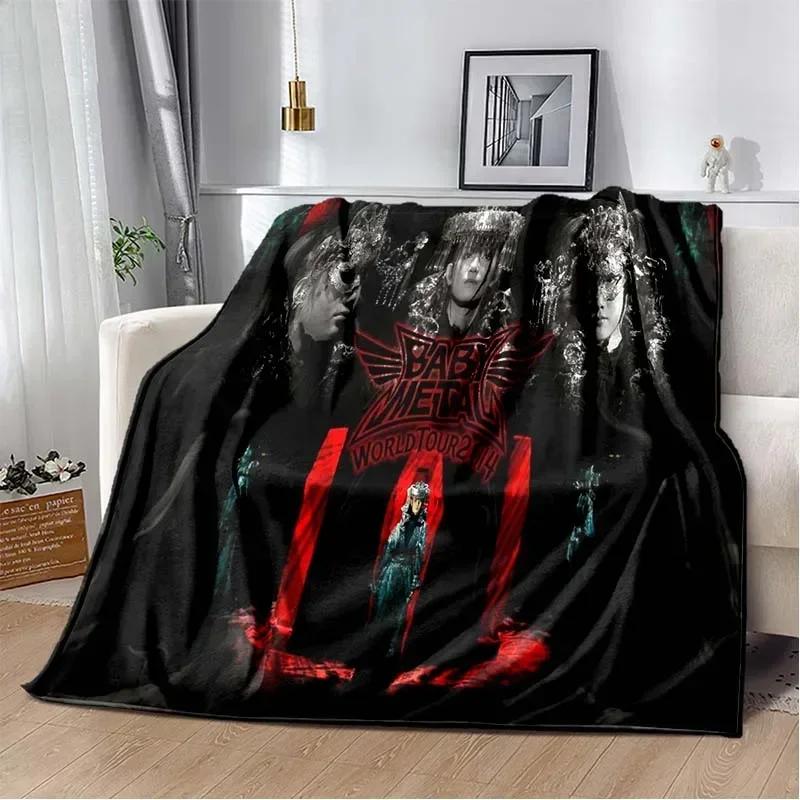 D Printed Throw Blanket Soft Cozy for Bedroom Living Room Travel Child Birthday Gift Babymetal Design