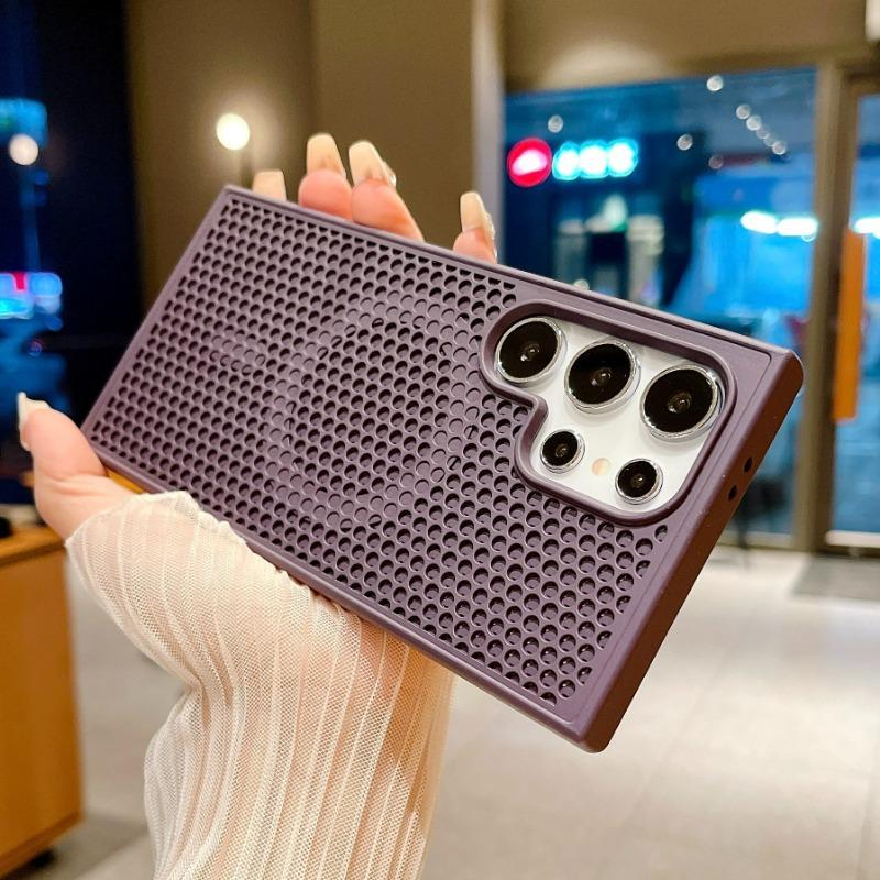 Trojrozměrné Duté Vhodné pro Pouzdro na Mobilní Telefon Samsung S25 Ultra Magnetické Absorpční S23FE Matné Chlazení S24Plus Ochranné Pouzdro