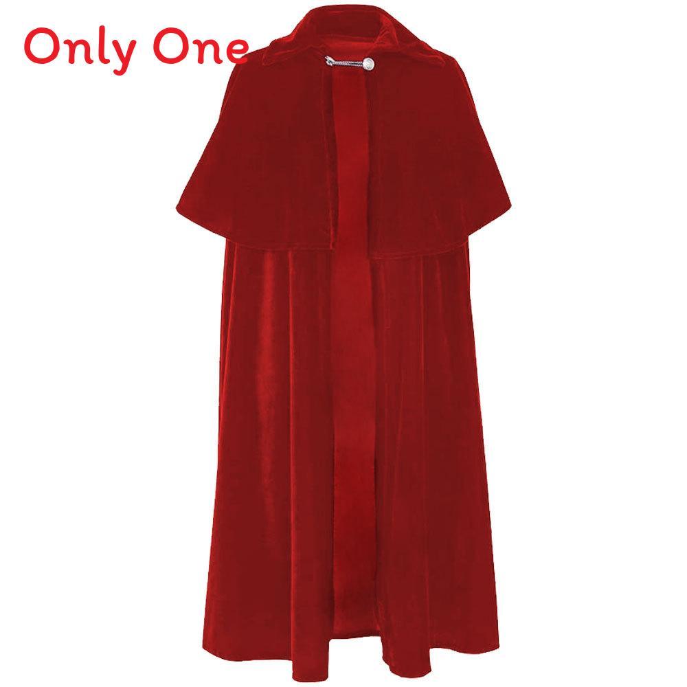 Mantello di Velluto Vampirico Per Cosplay di Halloween Con Stile Fantasy Per Adulti e Bambini