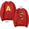 Alvin and The Chipmunks: The Squeakquel's Pullover Woman Manfashion Drop Shoulder Hoodie Is Available for Best Friend Sweatshirt